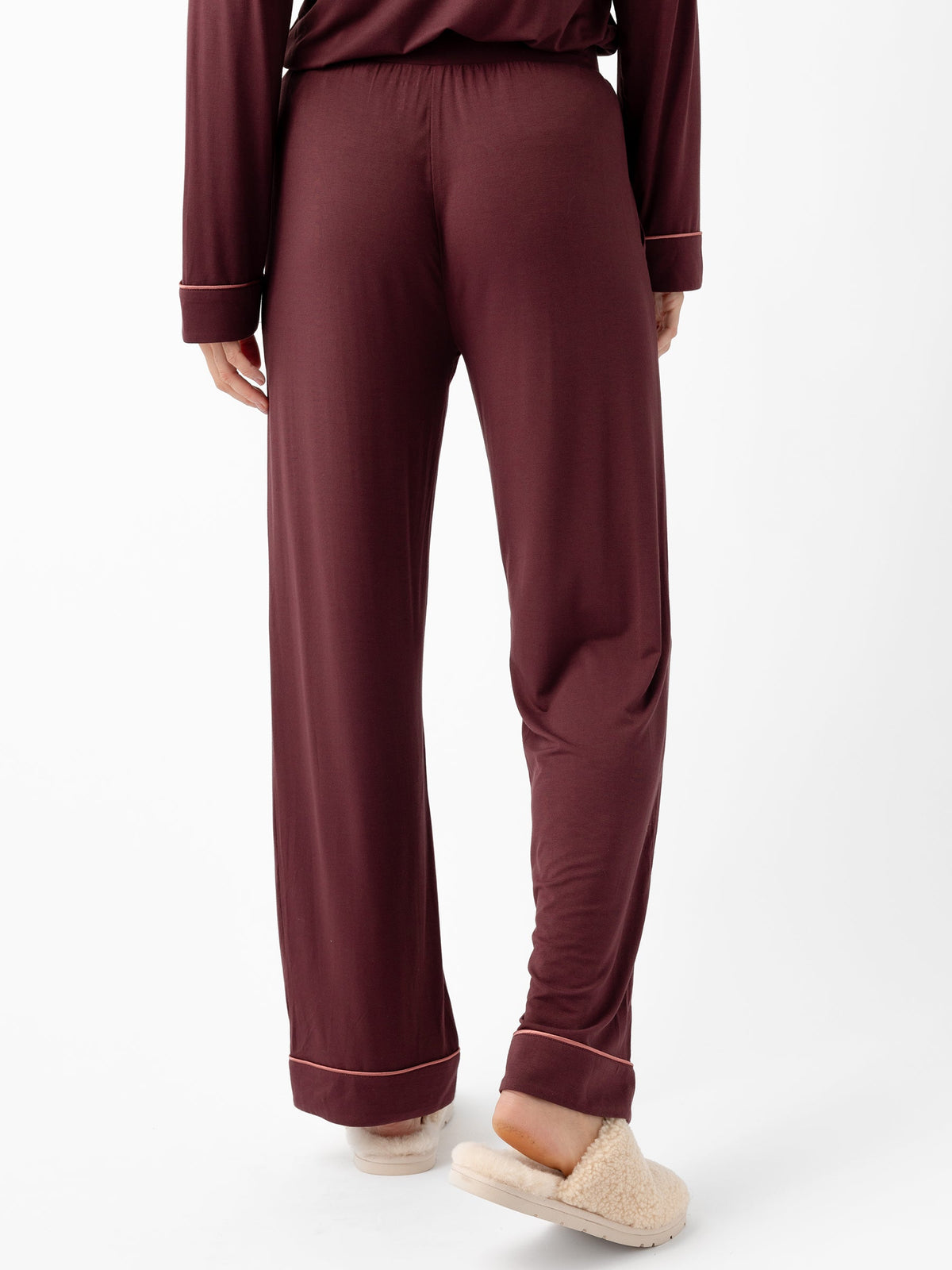 Women's Bamboo Stretch-Knit Short Sleeve & Pant Pajama Set - Last Chance
