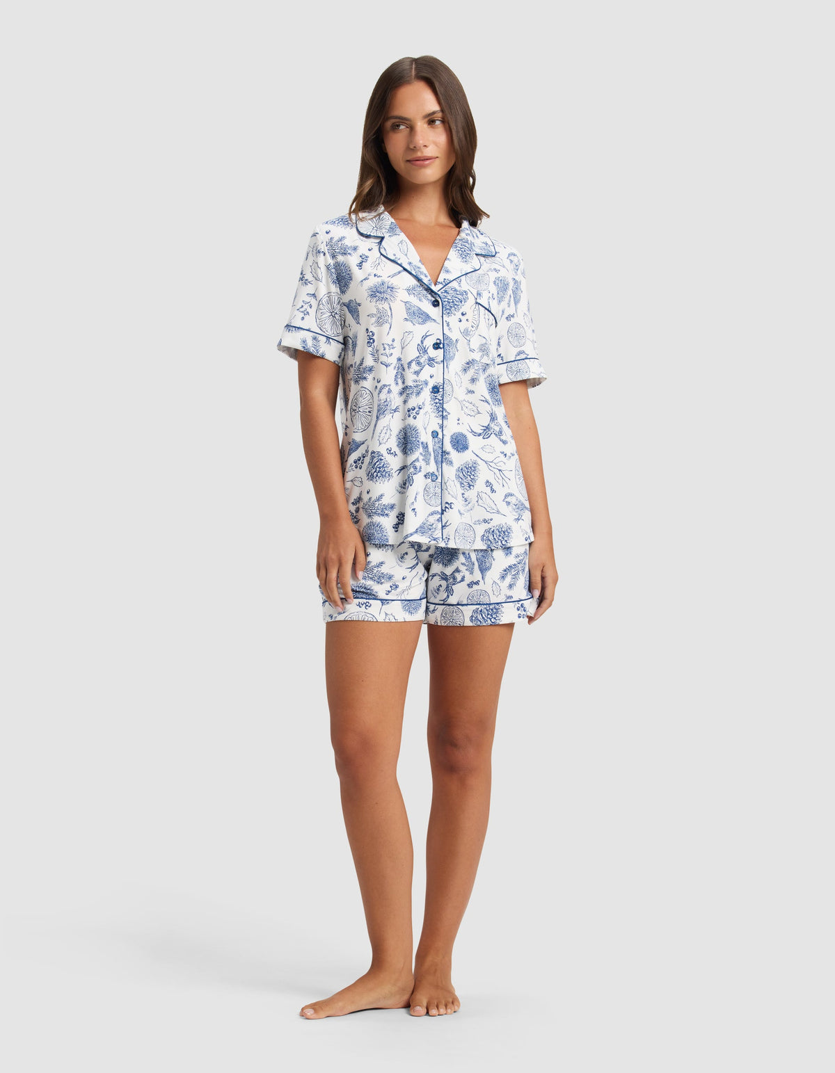 Women's Bamboo Stretch-Knit Short Sleeve Pajama Set - Last Chance