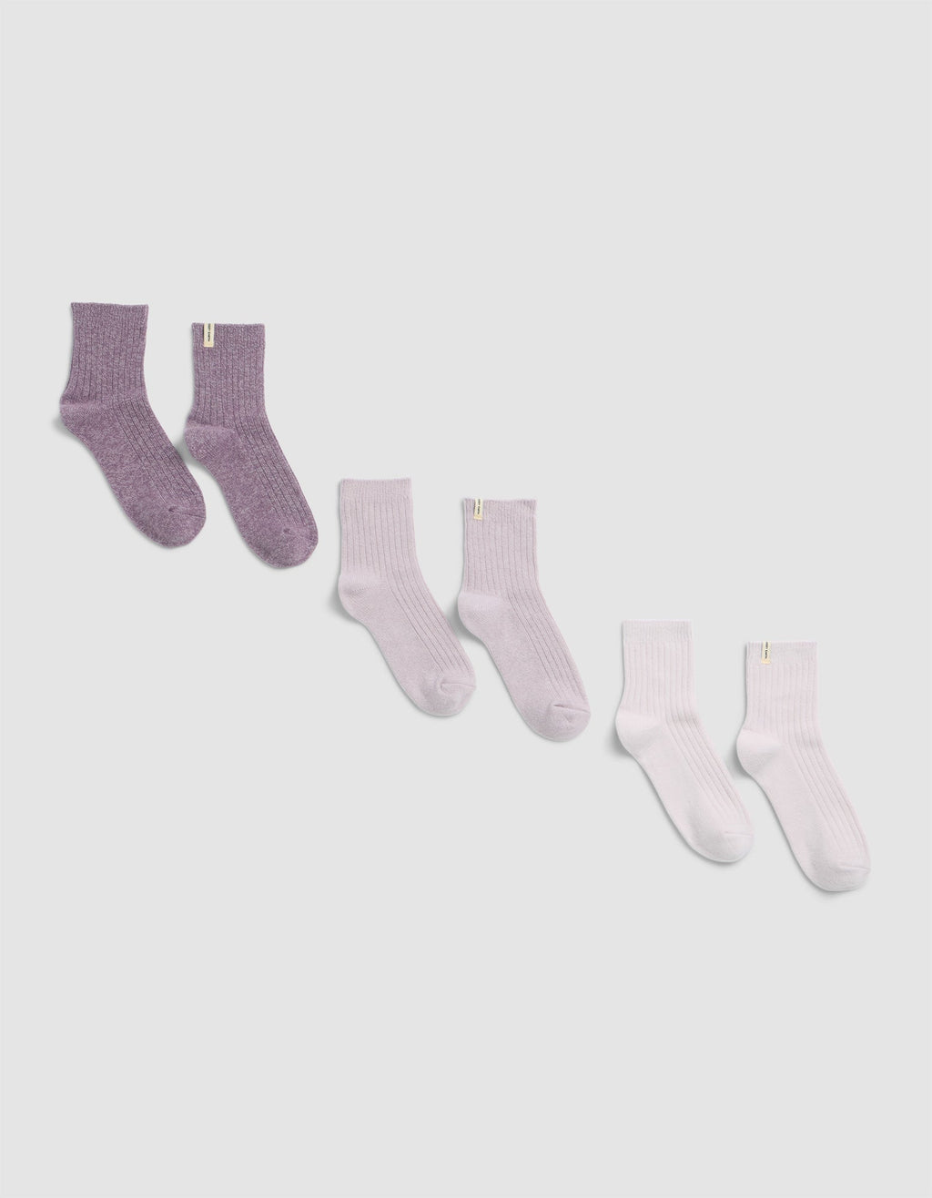 Men's Plush Lounge Quarter Sock 3-Pack