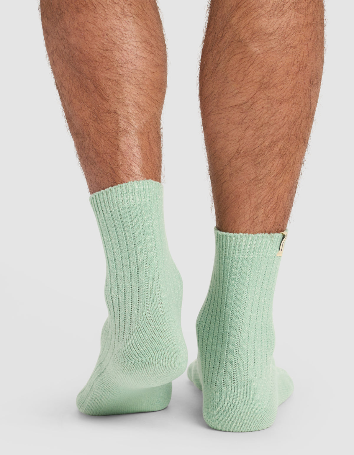 Men's Plush Lounge Quarter Sock